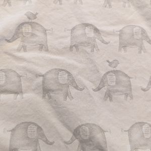 Potterybarn kids Taylor elephant fitted crib sheet